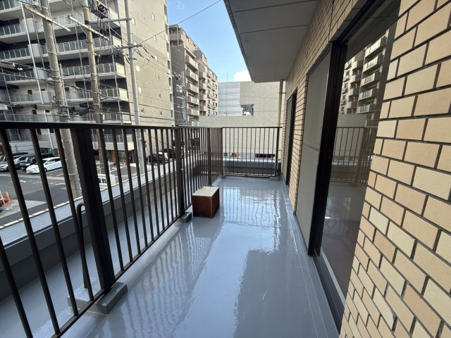 クリーンピア南大路時計台のバルコニー