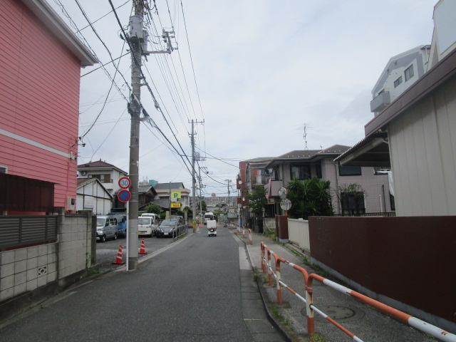 足立区扇１丁目の倉庫の周辺
