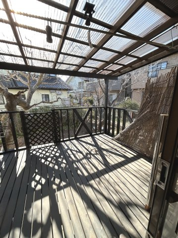 つくば市樋の沢　建物面積74坪の邸宅のその他|あたたかな日にはテラスで過ごすこともできます