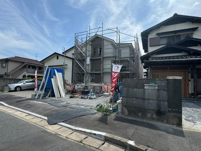 ーBloomーブルームー小倉南区上石田3丁目1期　　【小倉南区　新築戸建て】の外観|現地撮影　2024,8,21　ーBloomーブルームー小倉南区上石田3丁目1期　　【小倉南区　新築戸建て】
