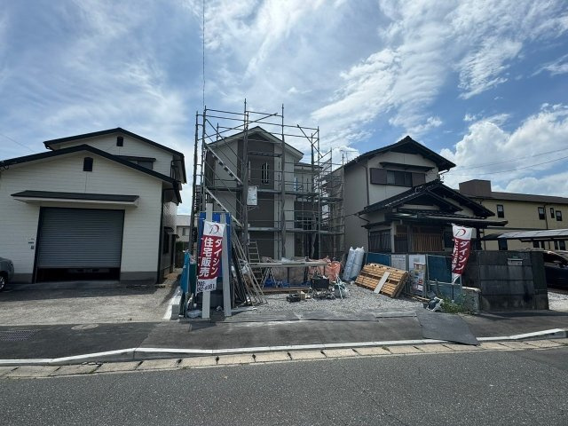 ーBloomーブルームー小倉南区上石田3丁目1期　　【小倉南区　新築戸建て】の外観|現地撮影　2024,8,21　ーBloomーブルームー小倉南区上石田3丁目1期　　【小倉南区　新築戸建て】