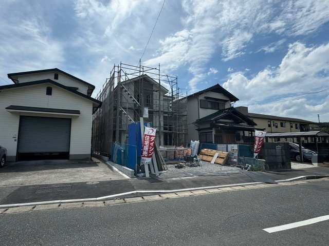 ーBloomーブルームー小倉南区上石田3丁目1期　　【小倉南区　新築戸建て】の前面道路含む現地写真|現地撮影　2024,8,21　ーBloomーブルームー小倉南区上石田3丁目1期　　【小倉南区　新築戸建て】