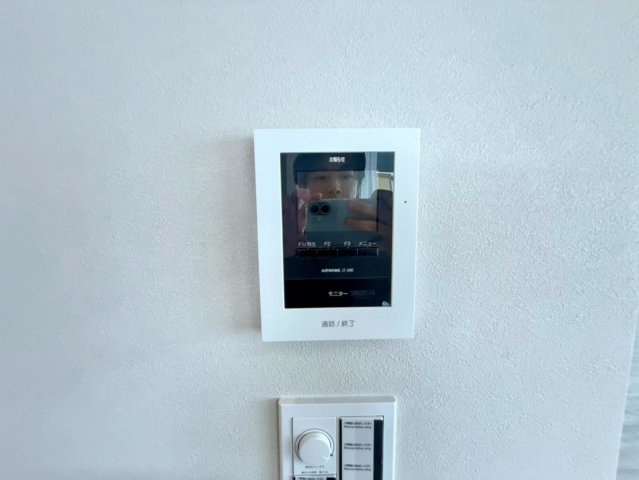 福田　新築一戸建の防犯設備|【TVモニター付きインターフォン】防犯設備として欠かせないTVモニター付きインターフォンがあります♪