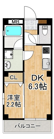 【間取り】 | アトラクティ吉塚Ⅱ | 現況優先。