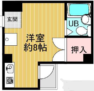 大津市中央２丁目の事務所の間取り