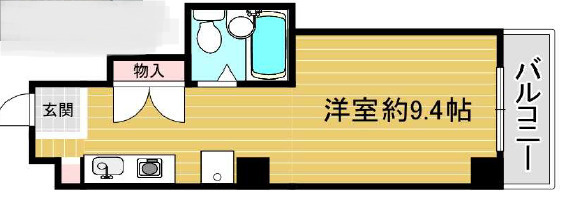 大津市中央２丁目の事務所の間取り