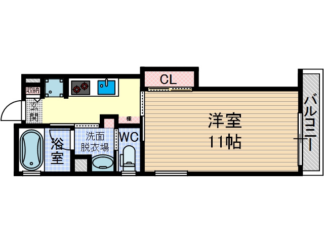 【間取り】 | アンソレイユ茨木中津町