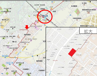 【地図】 | 鶴ヶ島市鶴ヶ丘　売地