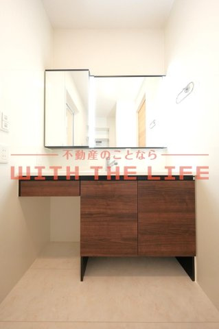 D-roomシャンヴル【キャッシュバック】の独立洗面台|独立洗面台、朝の身支度には欠かせません