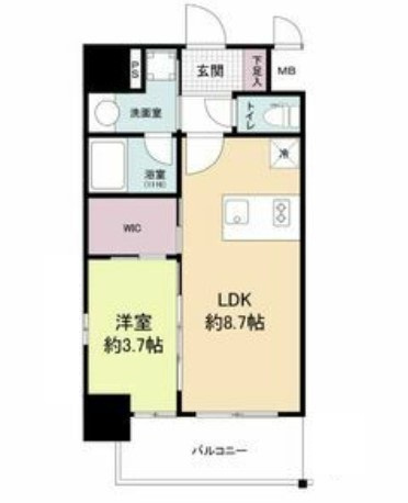 【間取り】 | ORSUS大阪福島（旧リヴェント福島）