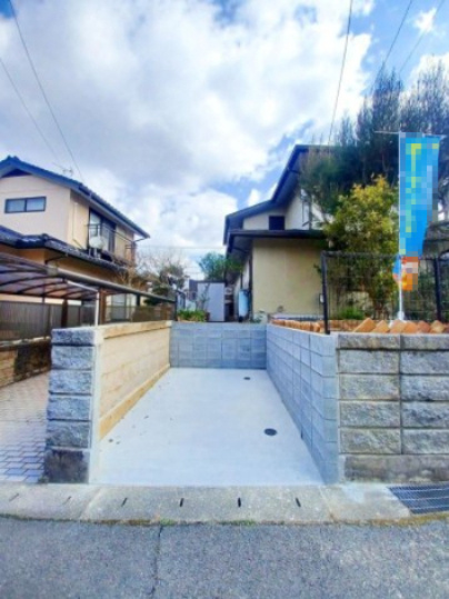 【駐車場】 | 宗像市広陵台２丁目　戸建て | 更に1台分の駐車場を増設いたしました