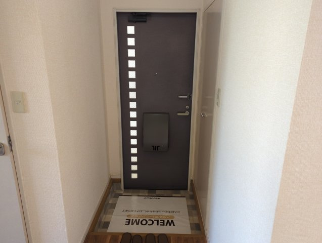 エクセル岸　Ｂ棟の玄関