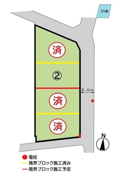 海南市鳥居の売地の土地図