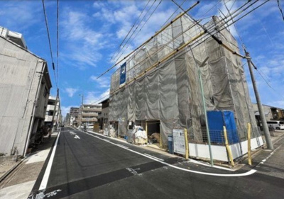 【前面道路含む現地写真】 | MIRASUMO千種区小松町630②全2棟＜新築一戸建て仲介手数料無料＞ | 前面道路含む現地写真です