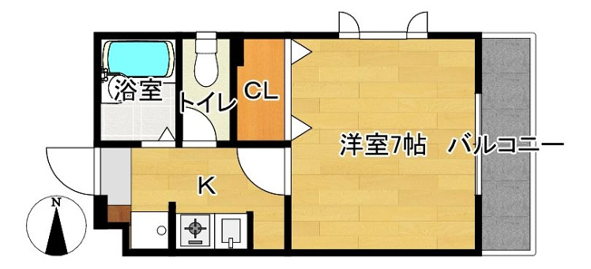 【間取り】 | パークサイドフラッツ | 現況優先。