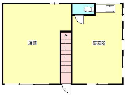 井上町貸店舗・事務所の間取り