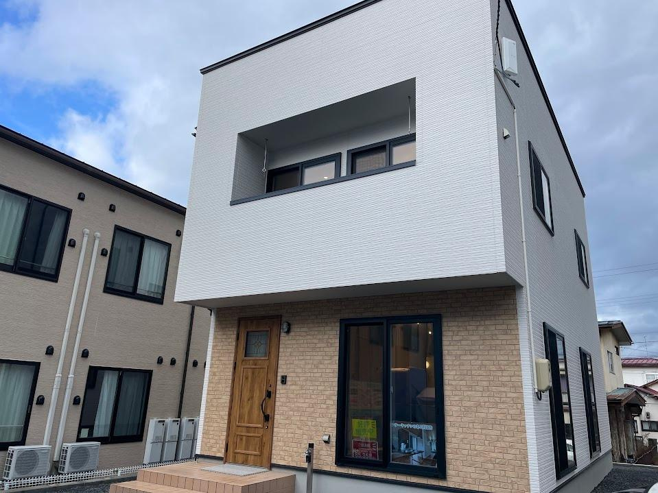 山形市若葉町建売住宅の外観|山形市若葉町新築建売住宅。内覧予約受付中です！