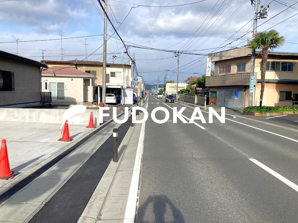 山形市清住町建売住宅の前面道路含む現地写真|前面道路