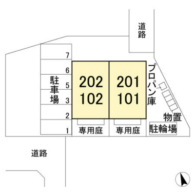 【区画図】 | リーブル Ⅴ