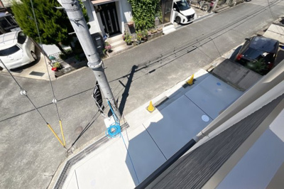 【前面道路含む現地写真】 | 城陽市久世里ノ西　新築戸建