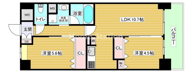 【間取り】 | フェリースヴィダ福島