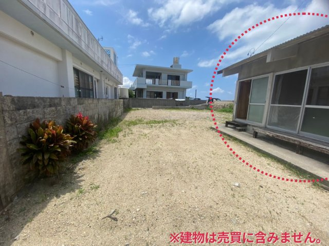 浜比嘉島　勝連浜の外観|※建物は売買に含みません。