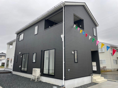 【外観】 | 鶴岡市茅原町建売住宅【4号棟】 | 3号棟現地外観写真。早期予約受付中です！