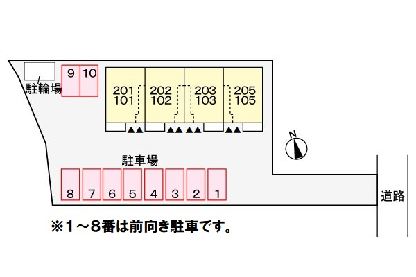 トイロ高師の区画図