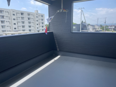 【展望】 | 東根市六田建売住宅【1号棟】 | 洗濯は外干ししたいけど、外の目やお天気が気になる方注目です。