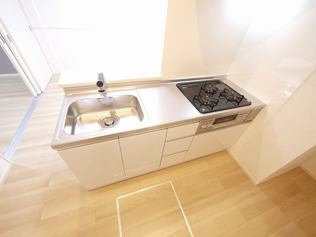 プロムナード　メゾン　Ｋのキッチン|お料理しやすいキッチンです