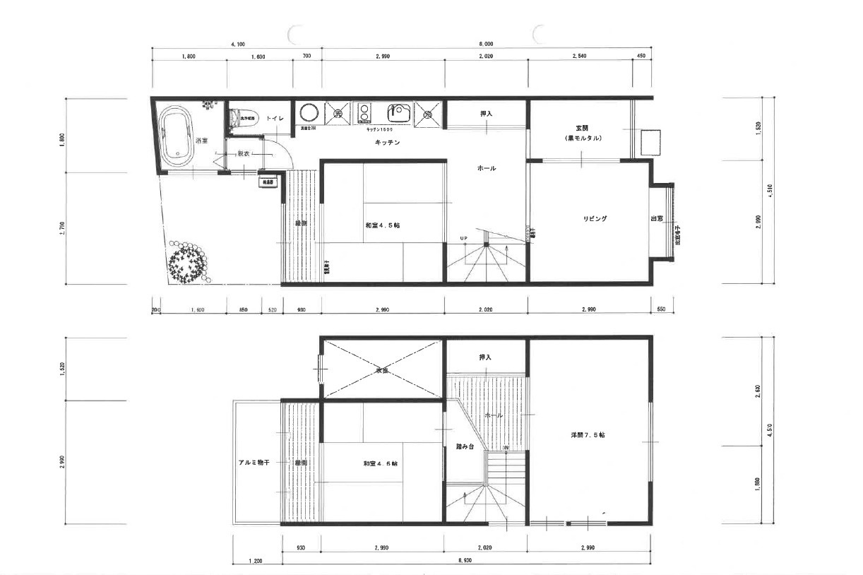 【オーナーチェンジ物件】右馬寮町戸建の間取り