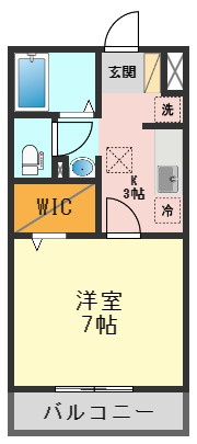 ソレイユ瑞江の間取り
