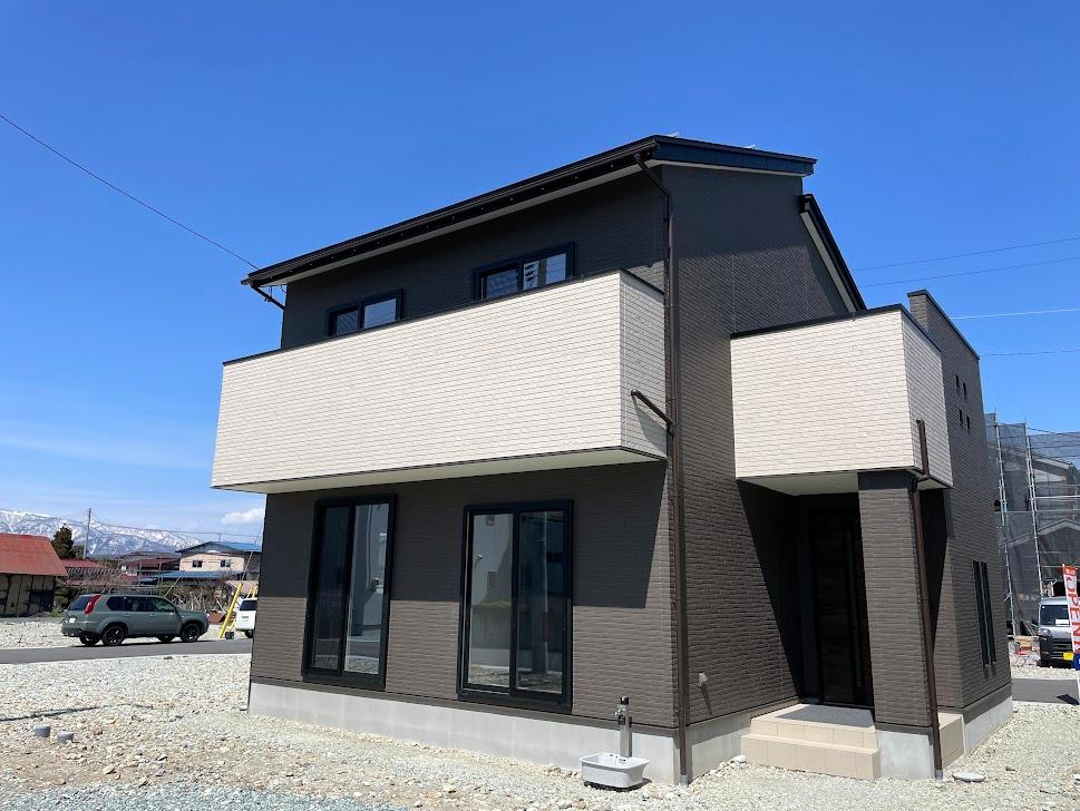 東根市六田建売住宅【Z空調】の外観|現地外観写真。内覧予約受付中！