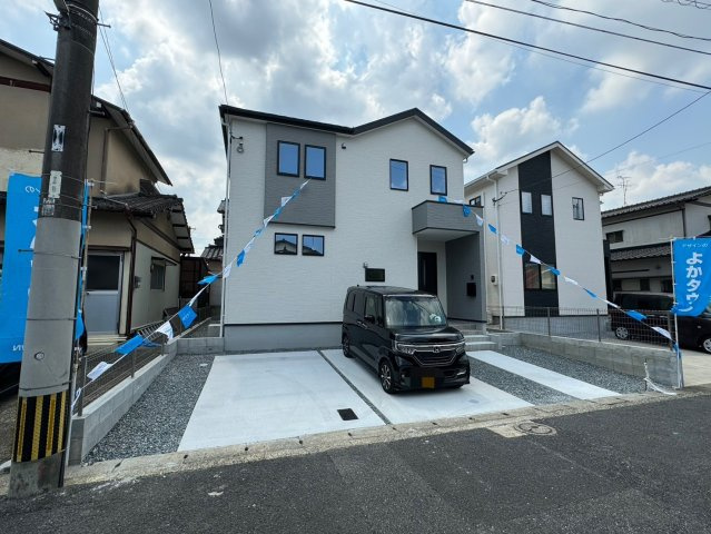 ーBloomーブルームー小倉南区徳吉東5丁目2期　【小倉南区　新築戸建て】の外観|優しい色合いの外観です♪　【小倉南区　新築戸建て】