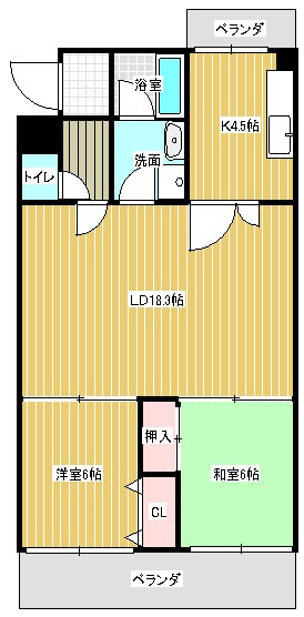 アーバン京命Ⅰの間取り