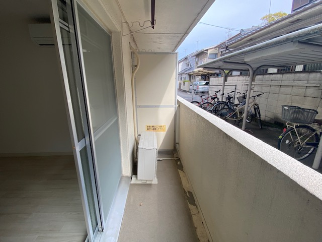 エスカーラ植田のバルコニー