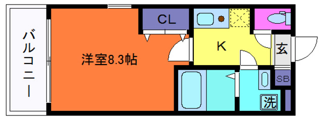 グランデ六甲道の間取り