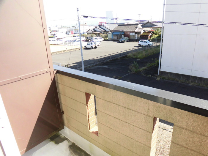 グリーンテラス都北のバルコニー|2－Ｃ ベランダ