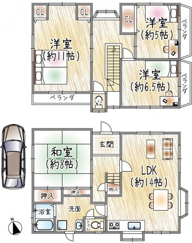 仁川百合野町　