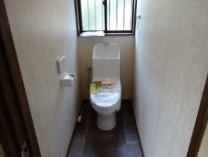 【トイレ】 | ゴルフガーデン分譲地　戸建 | トイレは交換新設済み
