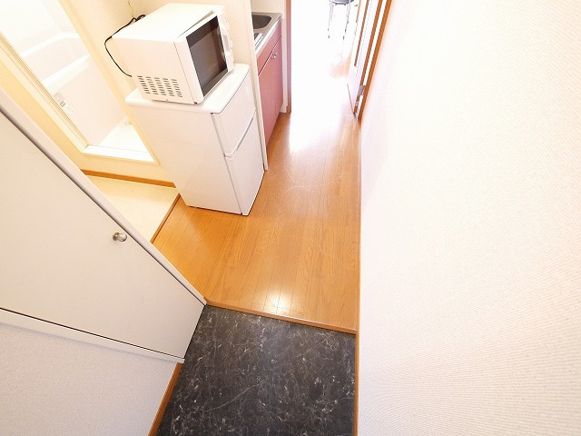 レオパレスＫＩＺＵＧＡＷＡの玄関|落ち着いた玄関です
