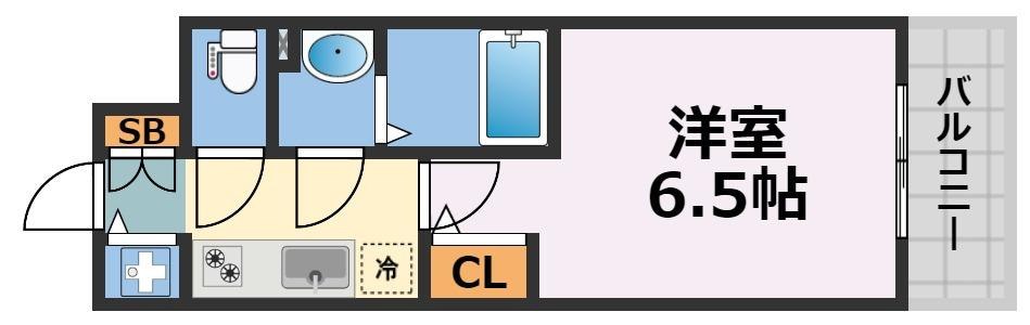 エスリードレジデンス本町パークフロントの間取り