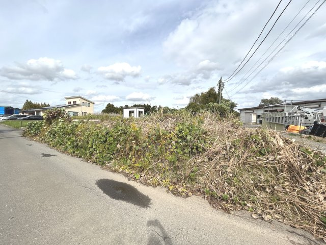 つくば市西大井　土地の前面道路含む現地写真|現地土地写真