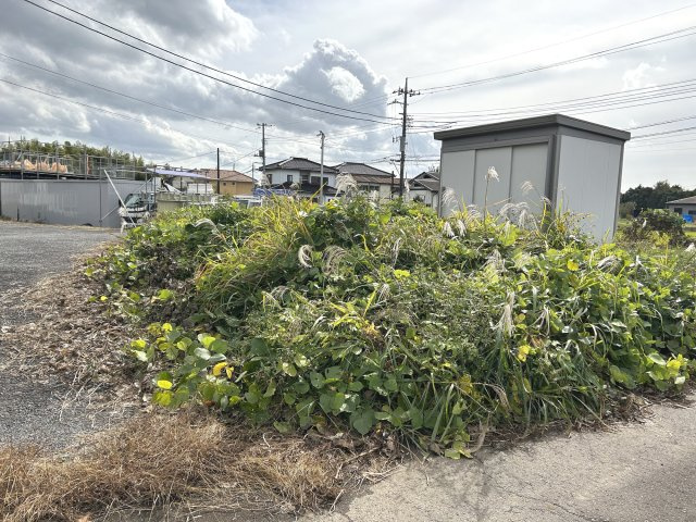 つくば市西大井　土地の外観|現地土地写真