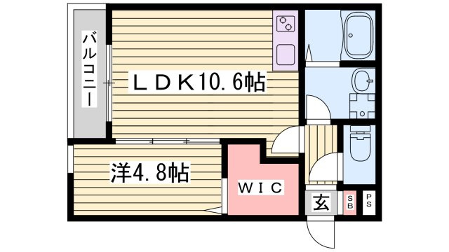 ジーメゾン垂水エスペーロの間取り