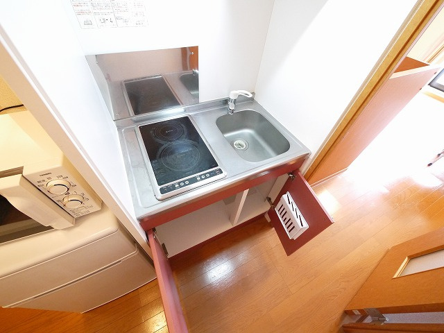 レオパレスＫＩＺＵＧＡＷＡのキッチン|キッチンでお料理をお楽しみください