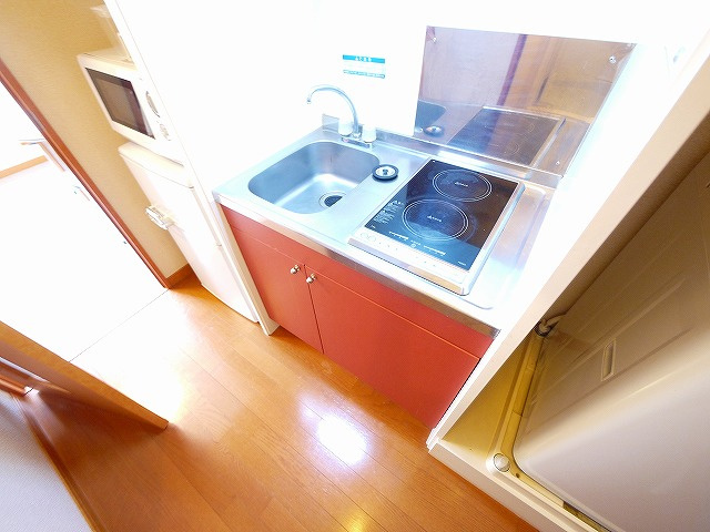 レオパレスエスペランサのキッチン|きれいなキッチンです