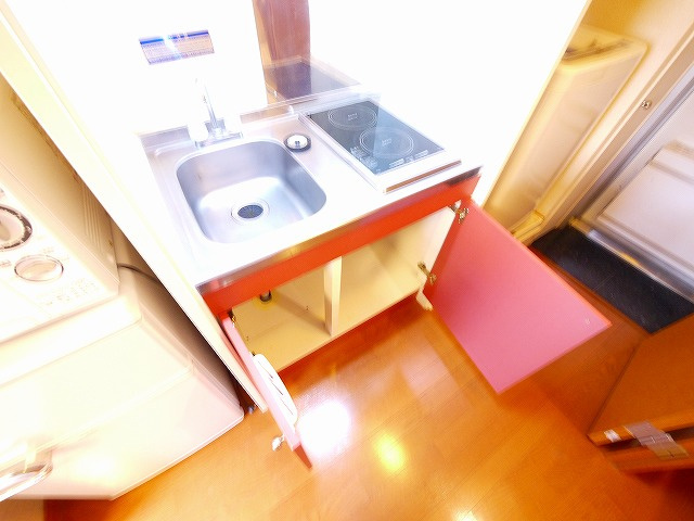 レオパレスエスペランサのキッチン|キッチンでお料理をお楽しみください