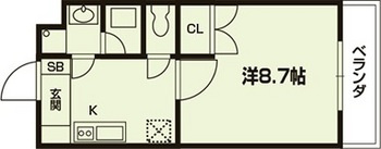大学生協指定学生会館　グラン・シャリオ村上の間取り|【代表的な間取りです】