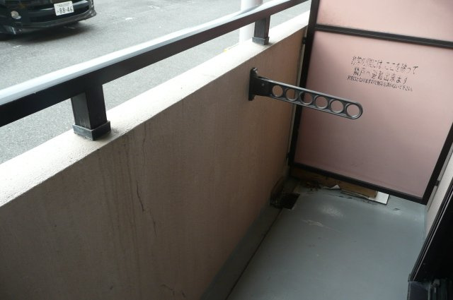 大学生協指定学生会館　グラン・シャリオ村上のバルコニー